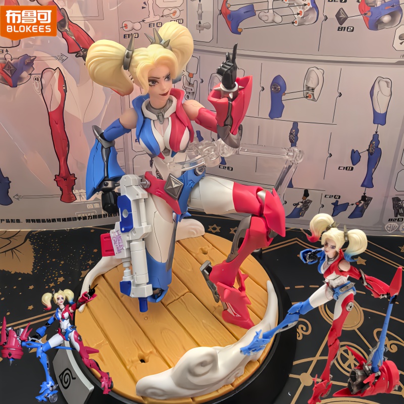 Model Kit Harley Quinn - Blokees New Dc Heroes Series Champion