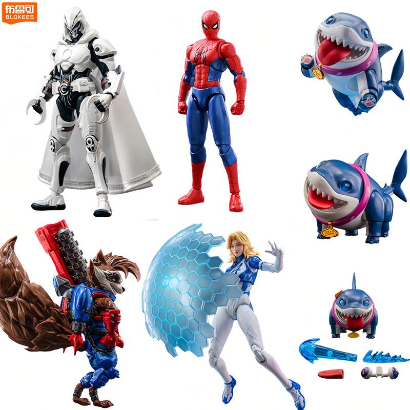 Model Kit Harley Quinn - Genuine Blokees Marvel Spider Man Action