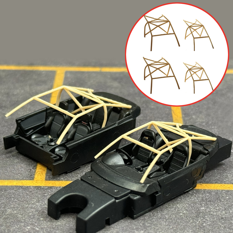 Frame Model Kit - 1Set 1/64 Scale Racing Car Roll