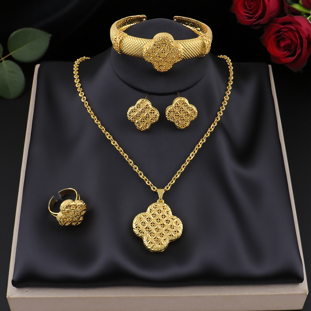 Dubai Gold Plated Earrings Nec - Model Kit Iron Man avis et prix