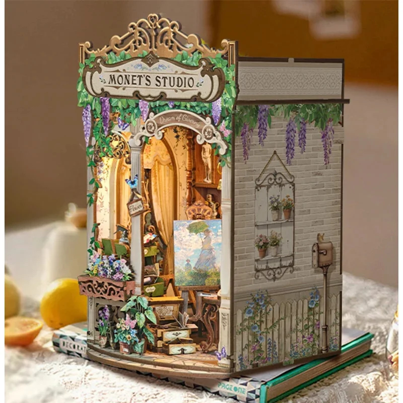 Wooden Monet's Studio Book Noo - Model Kit Studio avis et prix