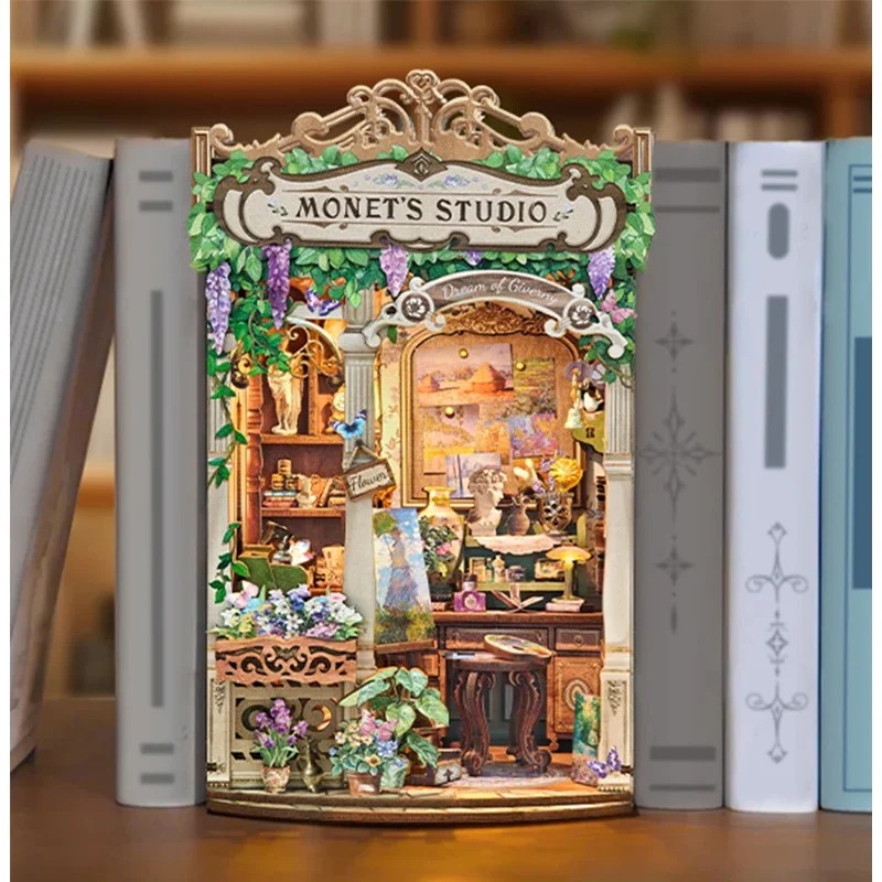 Wooden Monet's Studio Book Noo - Model Kit Studio avis et prix