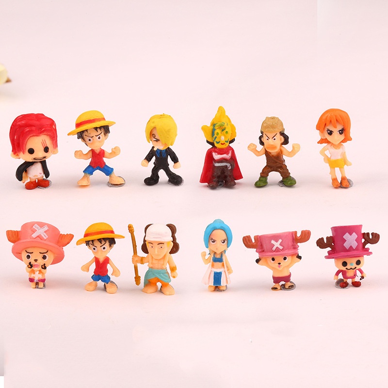 6-12Pcs/Set One Piece Monkey D - Model Kit Thousand Sunny avis et prix