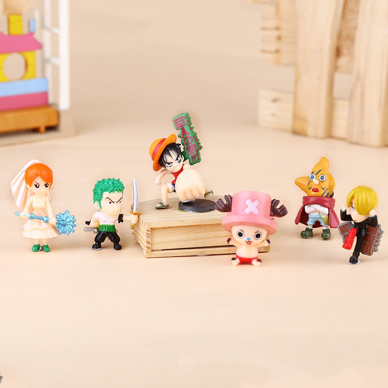 6-12Pcs/Set One Piece Monkey D - Model Kit Thousand Sunny avis et prix
