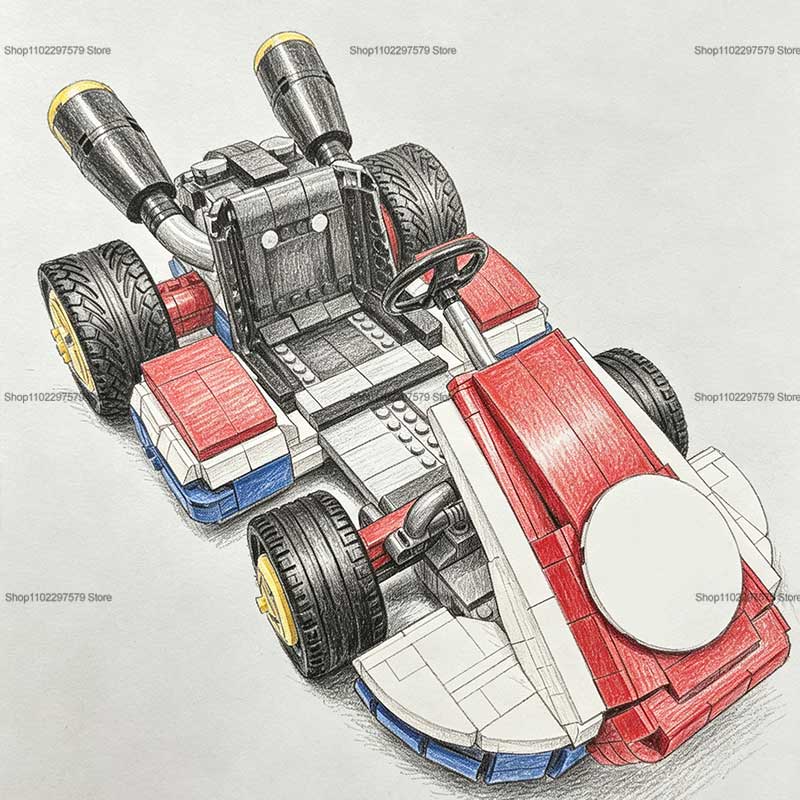 2026 New Race Car Building Blo - Model Kit Centaur avis et prix