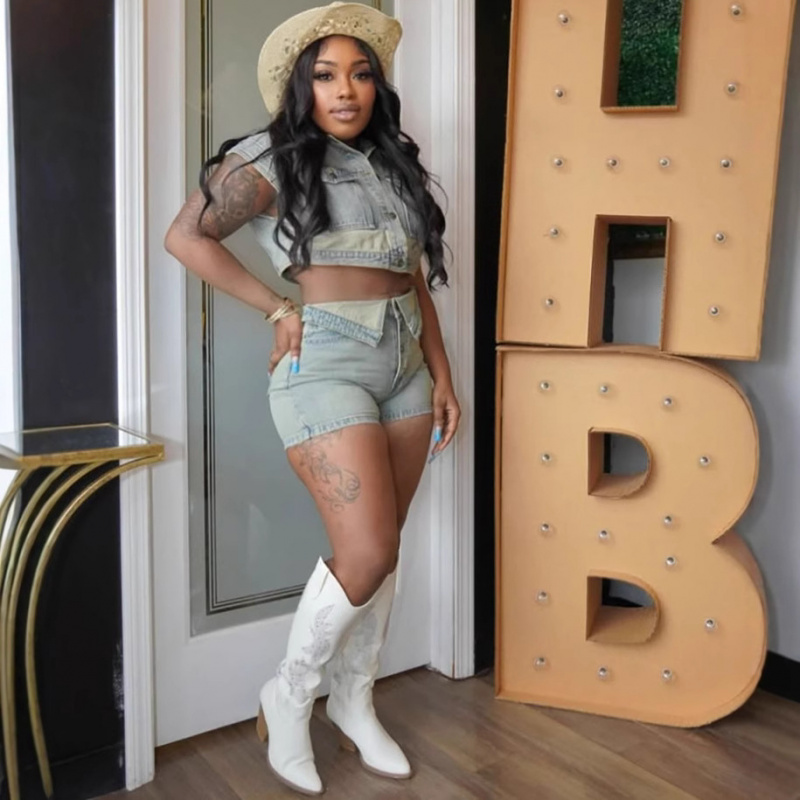 Women's Trendy Casual Jeans Se - Wash Effect Set avis et prix