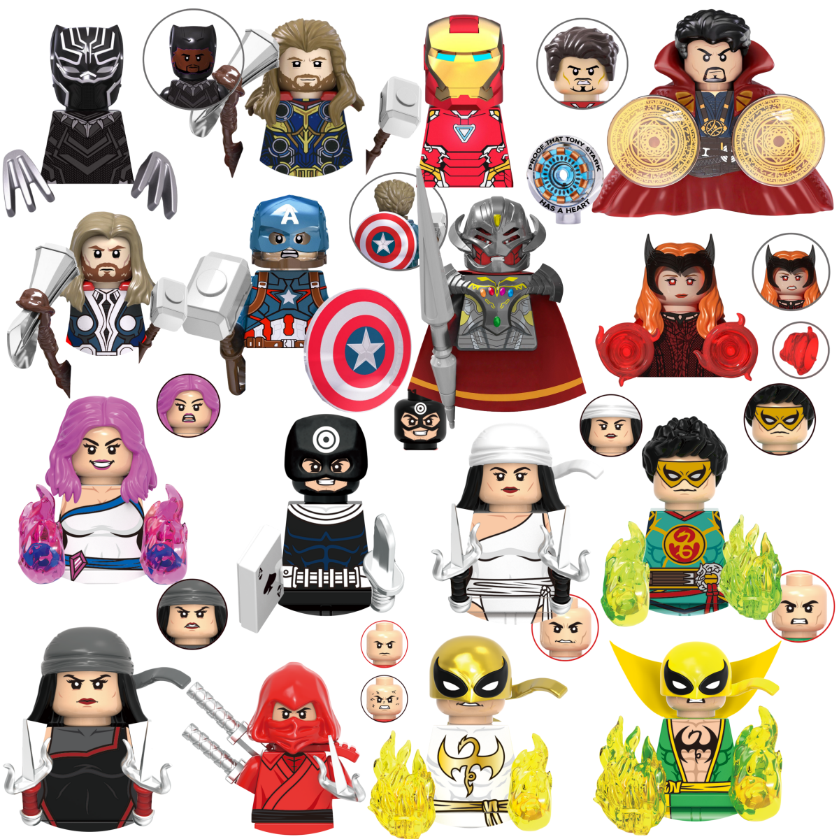 Blind Box Mini Building Blocks - Model Kit Iron Man avis et prix