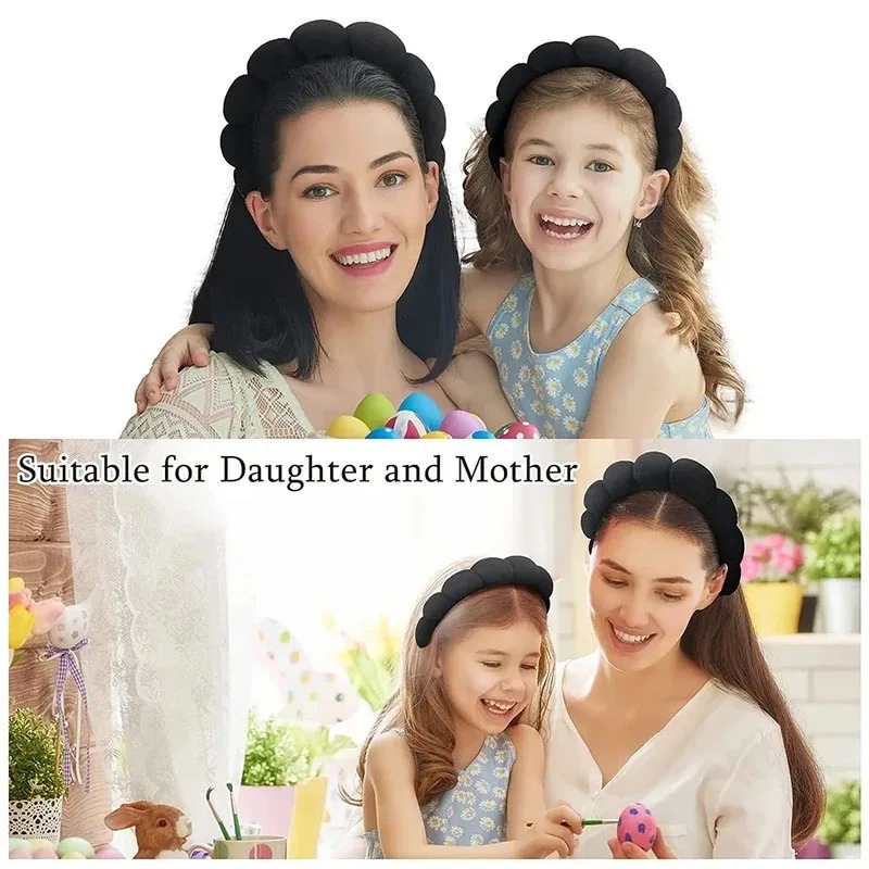 3PCS Twisted Foam Hair Band Se - Wash Effect Set avis et prix