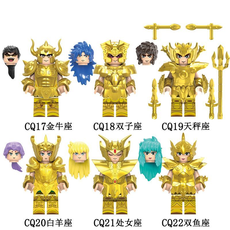 6/12pcs/Set Anime Saint Seiya  - Model Kit Kiryu avis et prix