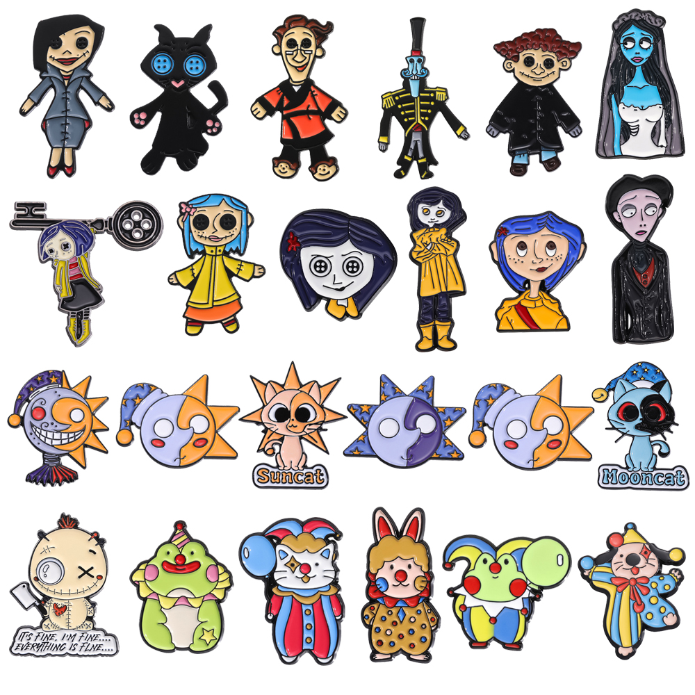 Scary Figure Enamel Brooch Kit - Model Kit Zombie Girl avis et prix