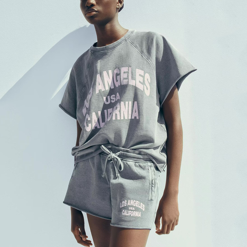2025 Spring New Women's Printe - Wash Effect Set avis et prix