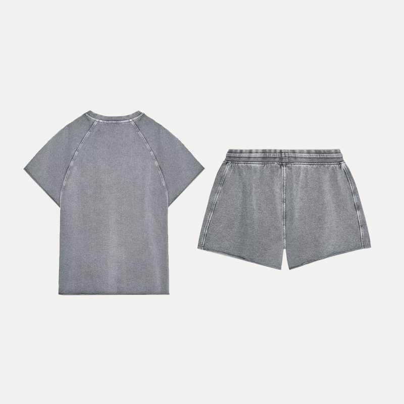 2025 Spring New Women's Printe - Wash Effect Set avis et prix