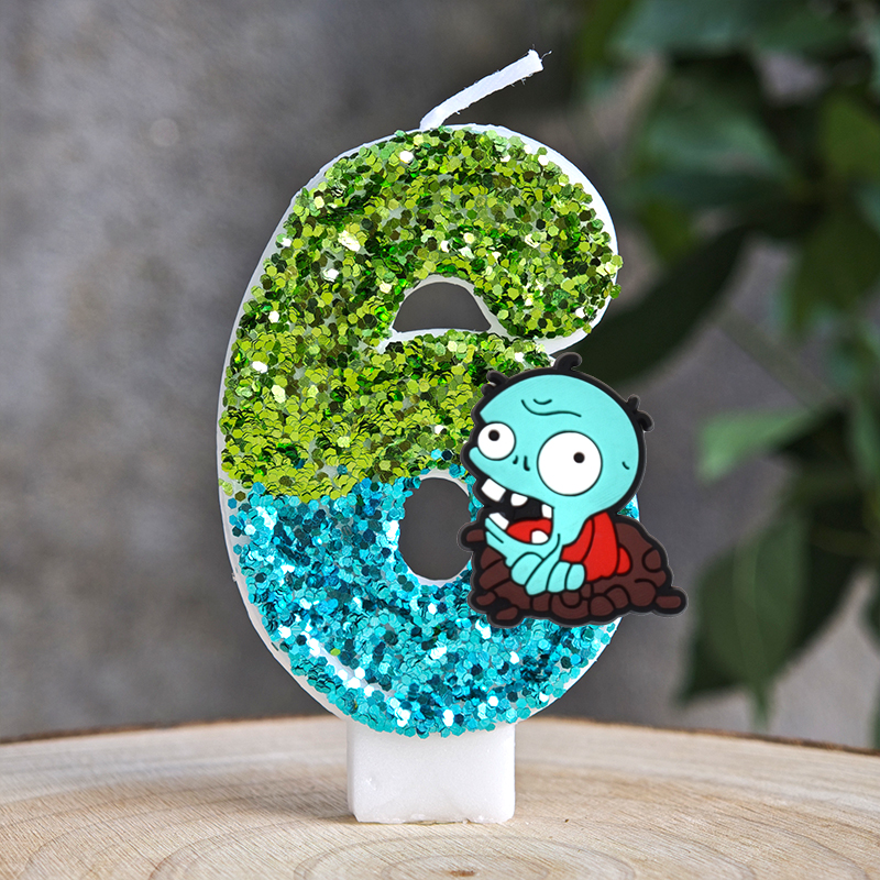 Plant Vs. Zombie Candles Cake  - Model Kit Zombie Girl avis et prix