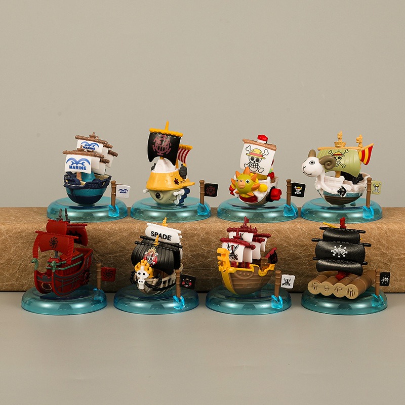 8cm 8pcs/set Anime One Piece F - Model Kit Thousand Sunny avis et prix