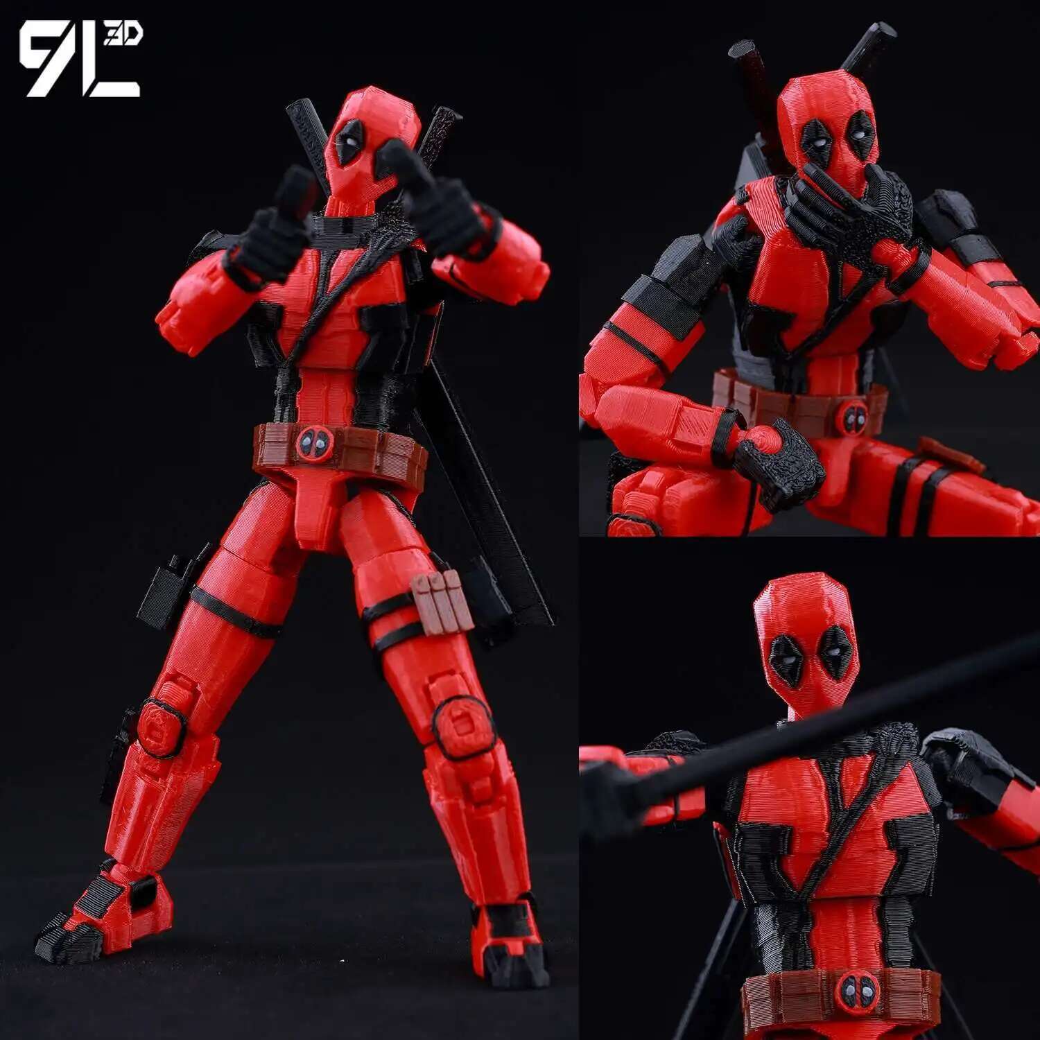 9L3D Printed Deadpool Wolverin - Model Kit Deadpool avis et prix