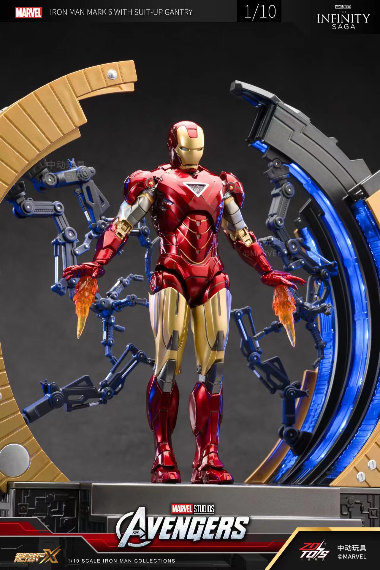 Original ZD Toys Iron Man WITH - Model Kit Deadpool avis et prix