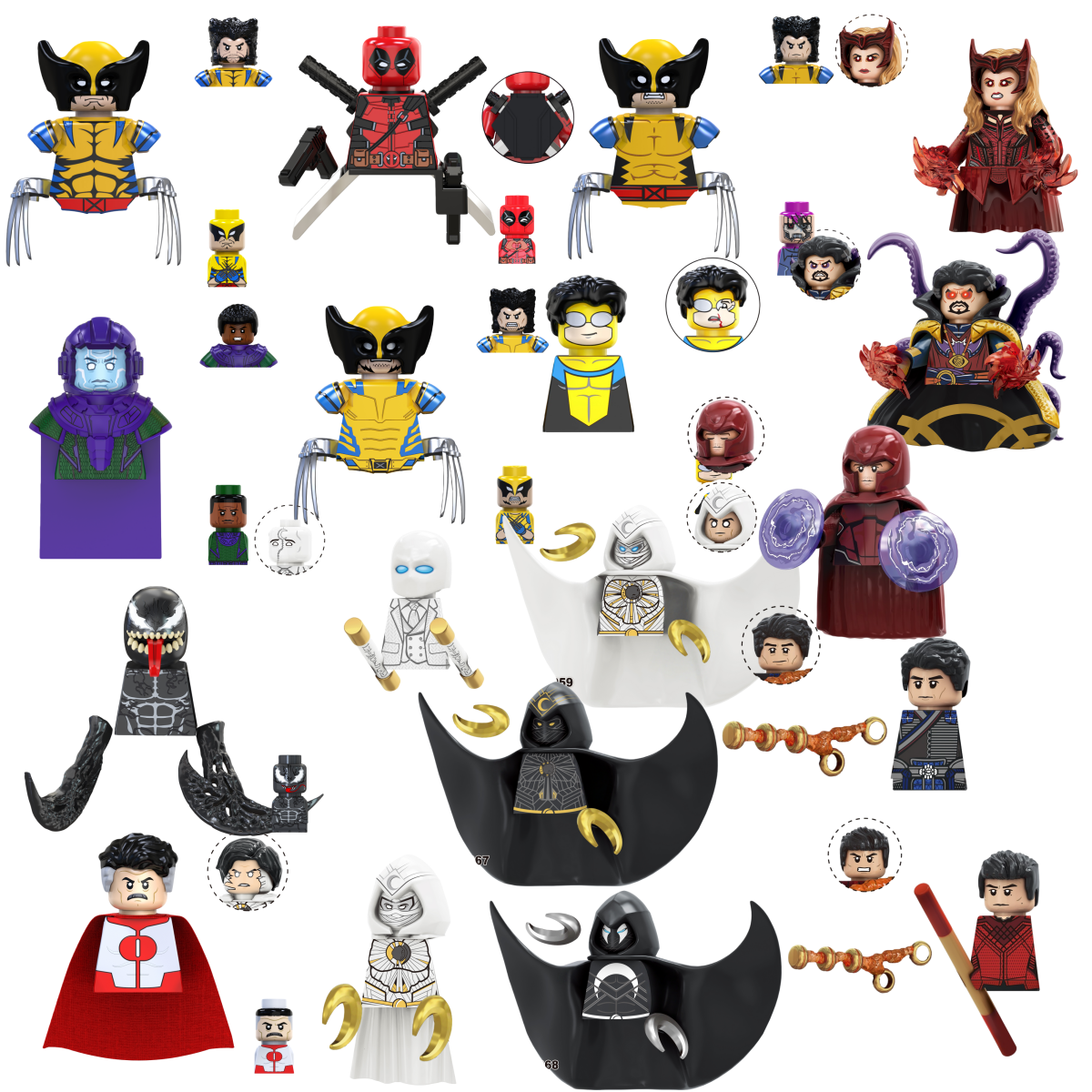 Blind Box Mini Building Blocks - Model Kit Iron Man avis et prix