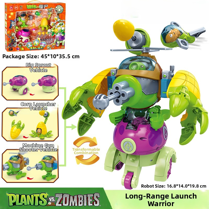 Plants Vs Zombies 3-Way Transf - Model Kit Zombie Girl avis et prix